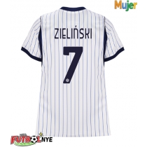 Camiseta Inter Milan Piotr Zielinski #7 Visitante Equipación para mujer 2026-27 manga corta